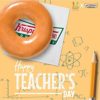 Krispy-Kreme-Teachers-Day-Promotion-350x350 3-4 Sep 2021: Krispy Kreme Teachers' Day Promotion