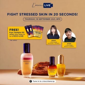 LOCCITANE-Live-350x350 16 Sep 2021: L'OCCITANE Fight Stressed Skin In 20 Seconds Live