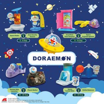 McDonalds-Doraemon-Happy-Meal-Toys-Promotion-350x350 2-29 Sep 2021: McDonald's Doraemon Happy Meal Toys Promotion