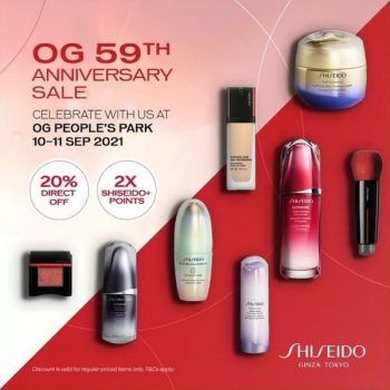 OG-59th-Anniversary-Sale-with-Shiseido-350x350 10-11 Sep 2021: OG 59th Anniversary Sale with Shiseido