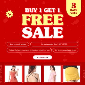 Refash-Buy-1-Get-1-FREE-Sale-350x350 8-10 Sep 2021: Refash Buy 1 Get 1 FREE Sale