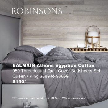 Robinsons-BALMAIN-Home-Quilt-Cover-and-Bedsheets-Set-Promotion-350x350 23 Sep 2021 Onward: Robinsons BALMAIN Home Quilt Cover and Bedsheets Set  Promotion