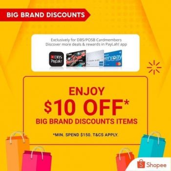 Shopee-Big-Brand-Discounts-Promotion-350x350 31 Aug-30 Sep 2021: Shopee Big Brand Discounts Promotion with DBS/POSB Card