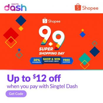 Singtel-9.9-Super-Shopping-Day-Promotion-350x350 9 Sep 2021: Shopee 9.9 Super Shopping Day Promotion with Singtel Dash