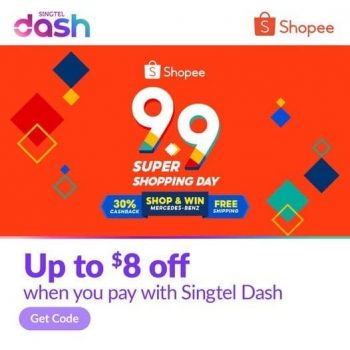 Singtel-Dash-9.9-Super-Shopping-Day-Promotion--350x350 1-9 Sep 2021: Singtel Dash 9.9 Super Shopping Day Promotion on Shopee