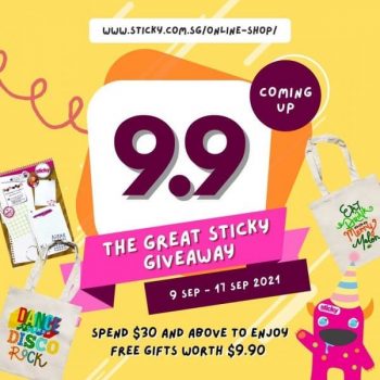 Sticky-9.9-Great-Sticky-Giveaway-350x350 9-17 Sep 2021: Sticky 9.9 Great Sticky Giveaway