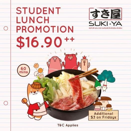 Sukiya buffet promotion 2021