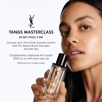 TANGS-Masterclass-350x350 30 Sep 2021: TANGS YSL Virtual Masterclass