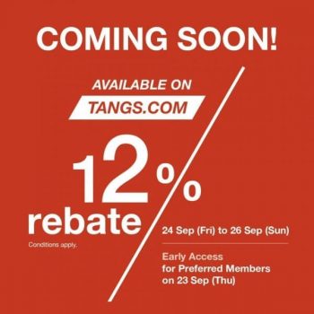 TANGS-Rebate-Days-Promotion-350x350 24-26 Sep 2021: TANGS Rebate Days Promotion