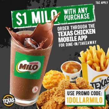 Texas-Chicken-1-Milo-Promotion--350x350 15-30 Sep 2021: Texas Chicken $1 Milo Promotion