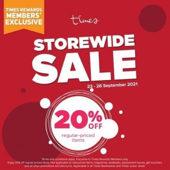 Times-bookstores-Storewide-Sale-350x350 23-26 Sep 2021: Times bookstores  Storewide Sale