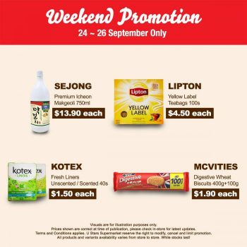 U-Stars-Supermarket-Weekend-Promotion-350x350 24-26 Sep 2021: U Stars Supermarket Weekend Promotion