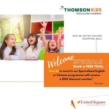 United-Square-Shopping-Mall-Free-Trial-Promotion-350x350 29 Sep 2021 Onward: Thomson Kids Free Trial Promotion at United Square Shopping Mall