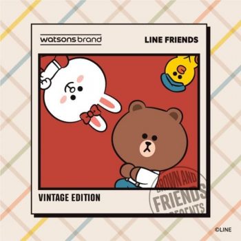 Watsons-New-Line-Friends-Vintage-Edition-Giveaways-350x350 2-10 Sep 2021: Watsons New Line Friends Vintage Edition Giveaways