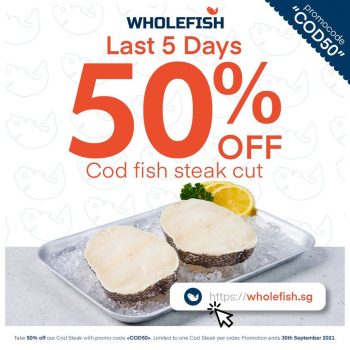 WholeFish-Cod-Steaks-Promotion-350x350 27-30 Sep 2021: WholeFish Cod Steaks Promotion