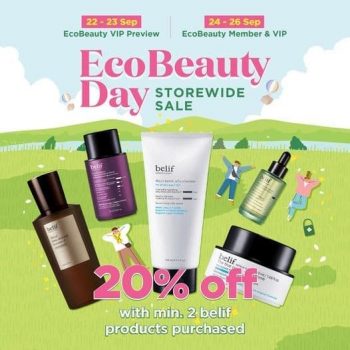 belif-EcoBeauty-Day-Storewide-Sale-350x350 24-26 Sep 2021: belif EcoBeauty Day Storewide Sale