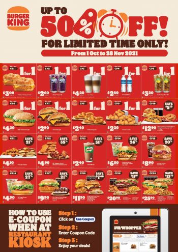 123-350x495 Now till 28 Nov 2021: Burger King: 1-FOR-1 Deal