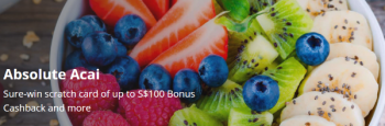 Absolute-Acai-Bonus-Cashback-Promotion-with-POSB-via-ShopBack-GO-350x115 8 Oct 2021-13 Mar 2022: Absolute Acai Bonus Cashback Promotion with POSB via ShopBack GO