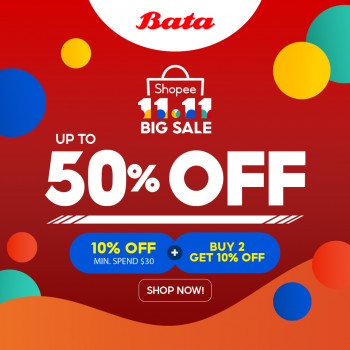 Bata-Biggest-Sale-350x350 27 Oct-14 Nov 2021: Bata Biggest Sale on Shopee