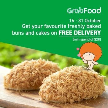 BreadTalk-Free-Delivery-Promotion-via-GrabFood-350x350 16-31 Oct 2021: BreadTalk Free Delivery Promotion via GrabFood
