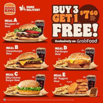 Burger-King-GrabFood-Buy-3-Get-1-FREE-Promotion--350x350 19 Oct 2021 Onward: Burger King GrabFood Buy 3 Get 1 FREE Promotion