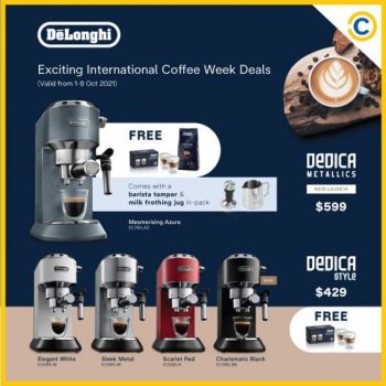 COURTS-International-Coffee-Week-Deals--350x350 6-8 Oct 2021: COURTS DeLonghi International Coffee Week Deals