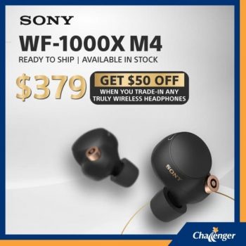 Challenger-Sony-WF-1000X-M4-Promotion-350x350 19-31 Oct 2021: Challenger Sony WF-1000X M4 Promotion