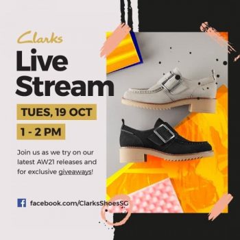 Clarks-Shoes-Live-Stream-350x350 19 Oct 2021: Clarks Shoes Live Stream