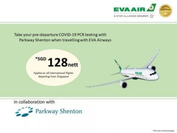 EVA-Air-Special-Pre-departure-PCR-Swab-Test-Rate-Promotion-350x263 1 Oct 2021-30 Sep 2023: EVA Air Special Pre-departure PCR Swab Test Rate Promotion from Parkway Shenton Medical Group