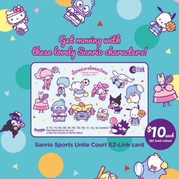 EZ-Link-Sanrio-Sports-Unite-Court-Card-Deal-350x350 11 Oct 2021 Onward: EZ-Link Sanrio Sports Unite Court Card Deal