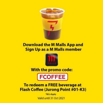 Flash-Coffee-Free-Beverage-Promo-350x350 Now till 31 Oct 2021: Flash Coffee Free Beverage Promo