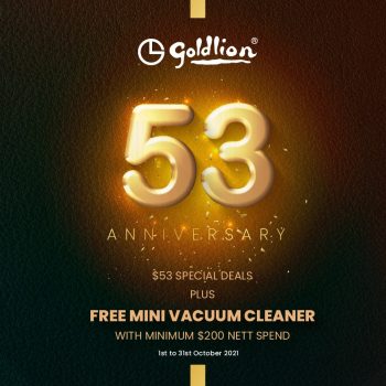 GOLDLION-53rd-Anniversary-Promotion-at-Isetan--350x350 1-31 Oct 2021: GOLDLION 53rd Anniversary Promotion at Isetan