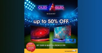 Gain-City-5522-OLED-QLED-TVs-Promotion-350x183 23-24 Oct 2021: Gain City 55" OLED & QLED TVs Promotion