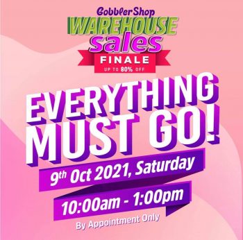 Gobbler-Shop-Warehouse-Sale-350x346 9 Oct 2021: Gobbler Shop Warehouse Sale