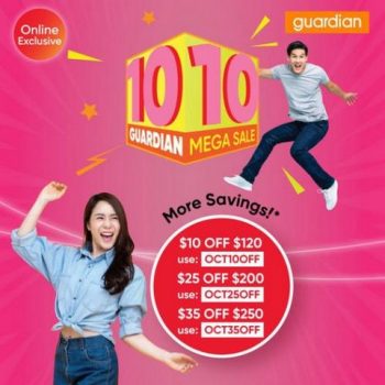 Guardian-Online-10.10-Mega-Sale-350x350 8-10 Oct 2021: Guardian Online 10.10 Mega Sale