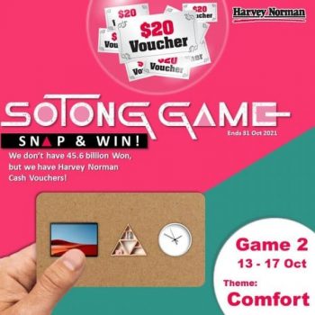 Harvey-Norman-Game-2-Giveaways-350x350 14-17 Oct 2021: Harvey Norman Game 2 Giveaways