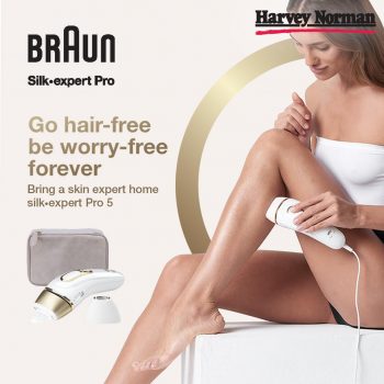 Harvey-Norman-IPL-Hair-Removal-Promotion-350x350 18 Oct 2021 Onward: Harvey Norman Braun Silk Expert Pro 5 Promotion