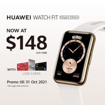 Huawei-Watch-FIT-Elegant-Promotion-350x350 4-31 Oct 2021: Huawei Watch FIT Elegant  Promotion