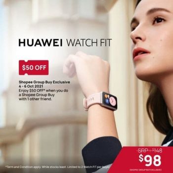 Huawei-Watch-Fit-Promotion-350x350 4 Oct 2021 Onward: Huawei Watch Fit Promotion on Shopee