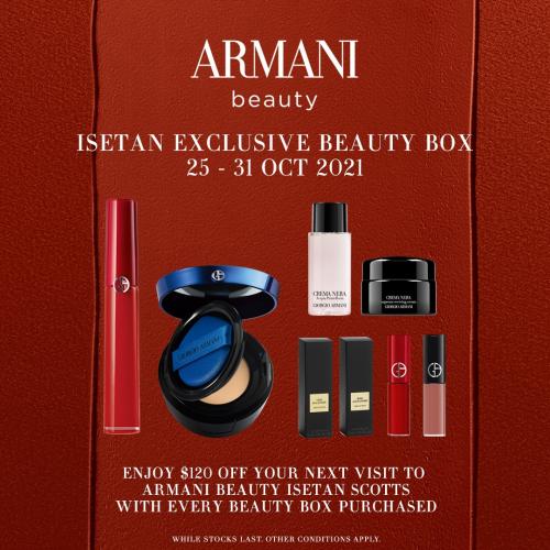 25 31 Oct 2021 ISETAN Scotts Armani Beauty Promotion SG