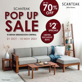 Isetan-Pop-Up-Sale-350x350 21 Oct-10 Nov 2021: Scanteak Pop Up Sale at Isetan, Serangoon Central