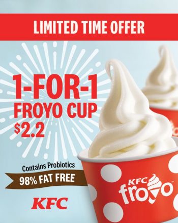 KFC-1-for-1-Froyo-Cup-Promotion-350x438 12 Oct 2021 Onward: KFC 1-for-1 Froyo Cup Promotion