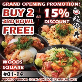 Kei-Kaisendon-Grand-Opening-Promotion-1-350x350 12 Oct 2021 Onward: Kei Kaisendon Grand Opening Promotion at Wood Square