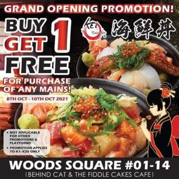 Kei-Kaisendon-Grand-Opening-Promotion-350x350 8-10 Oct 2021: Kei Kaisendon Grand Opening Promotion at Woods Square