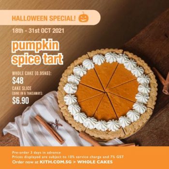 Kith-Cafe-Halloween-Pumpkin-Spice-Tart-Promotion-350x349 18-31 Oct 2021: Kith Cafe Halloween Pumpkin Spice Tart Promotion