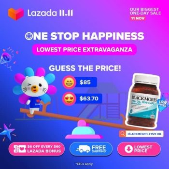 Lazada-Biggest-One-day-Sale-350x350 11 Nov 2021: Lazada Biggest One-day Sale