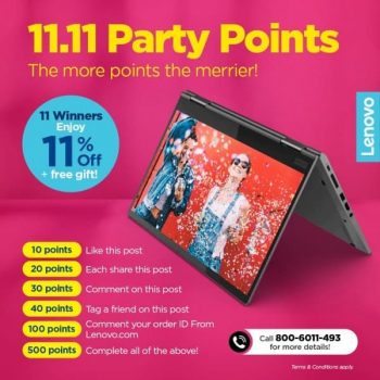 Lenovo-11.111-Party-Point-Promotion-350x350 25 Oct 2021 Onward: Lenovo 11.111 Party Point Promotion