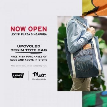 Levis-Limited-Edition-Promotion-350x350 19 Oct-11 Nov 2021: Levi's Limited-Edition and Marvelous Works Upcycled Denim Tote Bag Promotion at Plaza Singapura