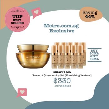 METRO-Purchase-with-Purchase-Promotion3-350x350 19 Oct 2021 Onward: Sulwhasoo Purchase with Purchase Promotion at METRO