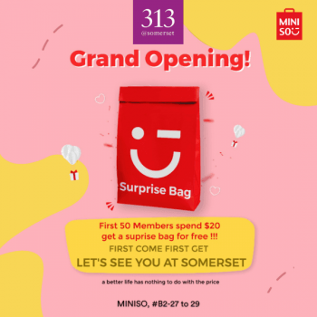 Miniso-Grand-Opening-Promotion-at-313@somerset--350x350 23 Oct-23 Nov 2021: Miniso Grand Opening Promotion at 313@somerset